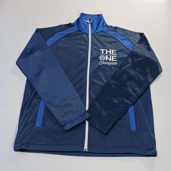 The One Champion RN#92999 Women’s Blue Full Zip Long Sleeve Jacket Size Medium - Picture 1 of 16
